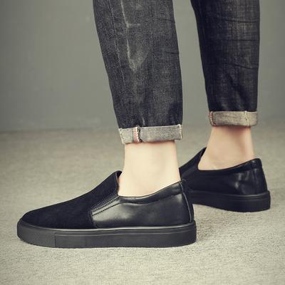 Extra Large Size Men's Shoes Black Canvas Shoes Men's Summer Breathable Casual Work Shoes One Pedal Men's Shoes Men's