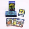 Blue Gold Foil Mandala Tarot Cards with Guidebook