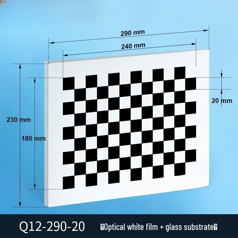 Aokewen Q12 High-Precision Glass Checkerboard Calibration Board
