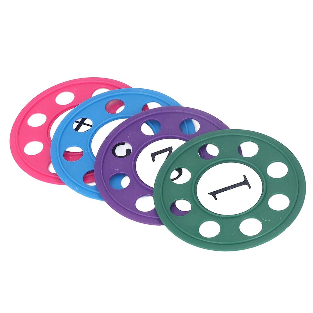 4 tk sukeldumistreeningu ujumismänguasjad ümmarguse kujuga suure arvu viskemäng Ujumisbasseini mänguasi