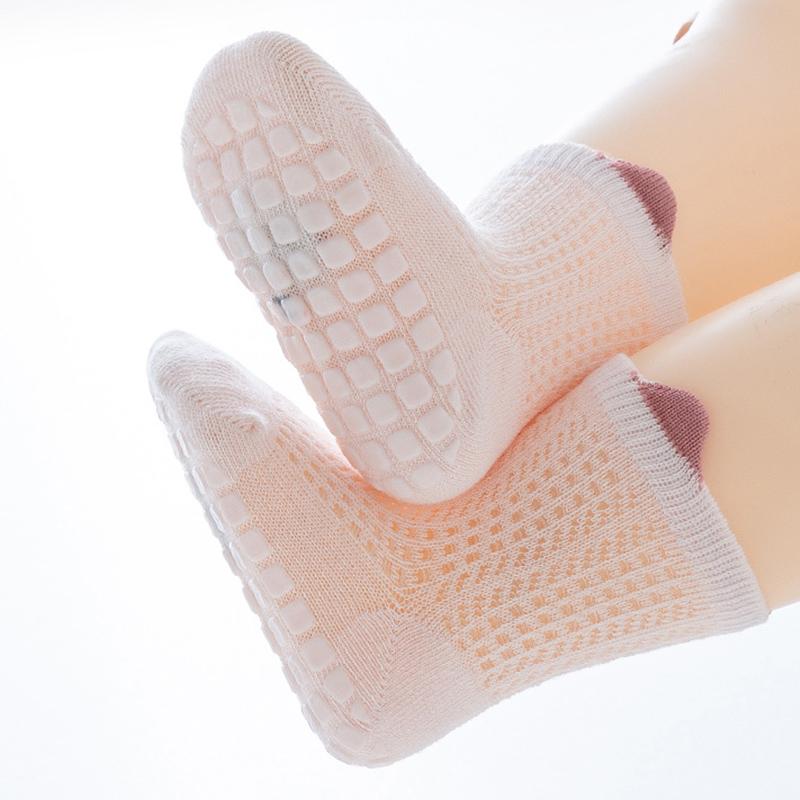 1 Pair Summer Baby Mesh Socks Soft Cotton Newborn Sock Princess Infant Toddler Girls Cute Breathable Socks