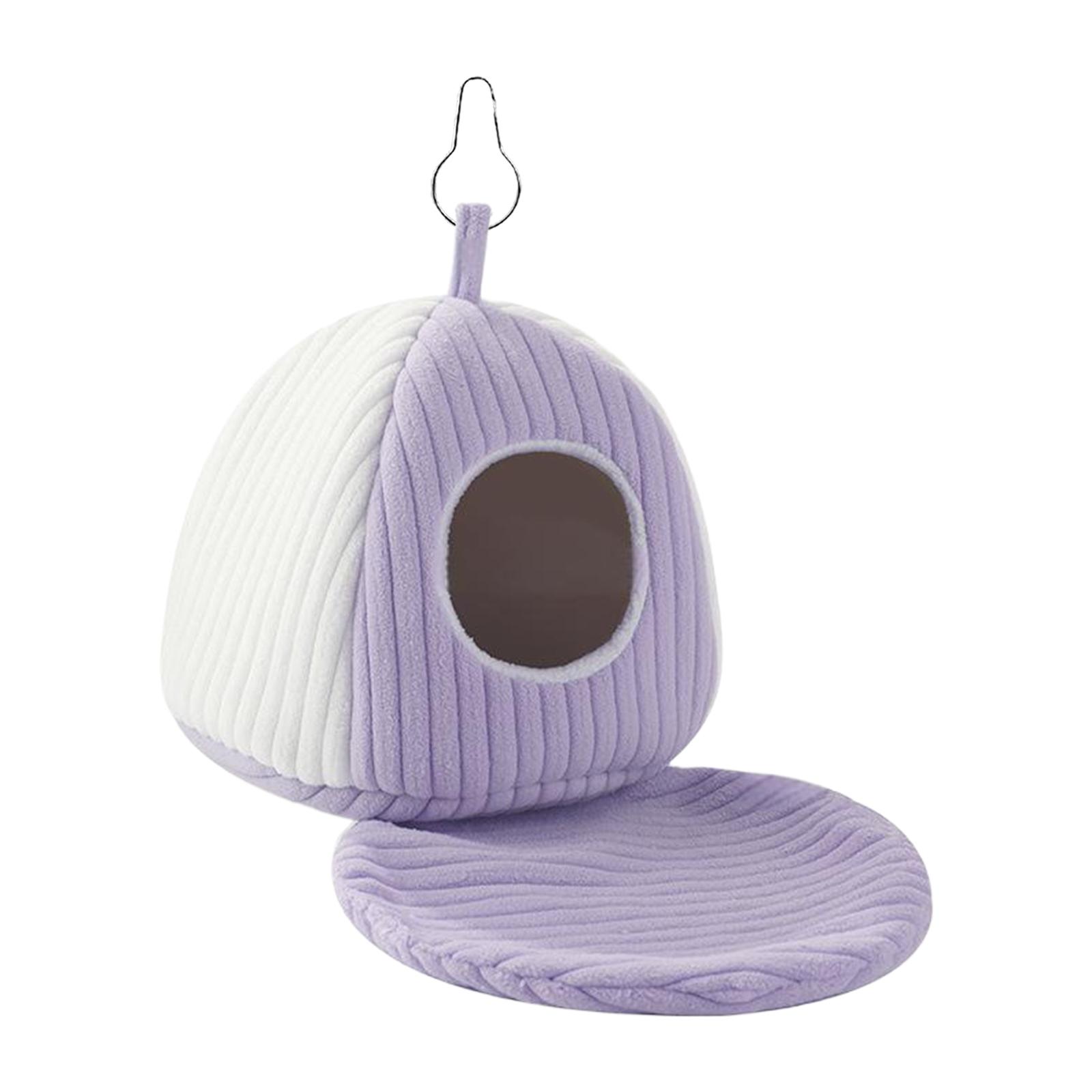 Warm Bird Hammock Hanging Shed Parakeet Accessories Bird Bed Cage for Parrots 17cmx17cmx17cm