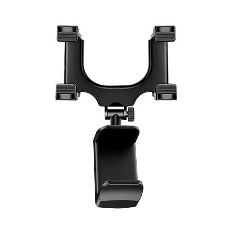 

Universal Rearview Mirror Mount Phone Holder 360 Degree Rotating Rearview Mirror Phone Mount for Convenient Navigation 1