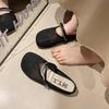 Корейська версія повсякденних туфель сандалі сітка м'яка підошва дихаючі повсякденні жіночі літо 2025 нові одинарні туфлі трендові туфлі-шльопанці з сумкою на миску