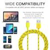 USB A auf Typ C Schnellladekabel 2A Nylon Datenkabel Ladekabel 1/2/3 Meter Für Samsung Huawei Xiaomi Android USB C Kabel