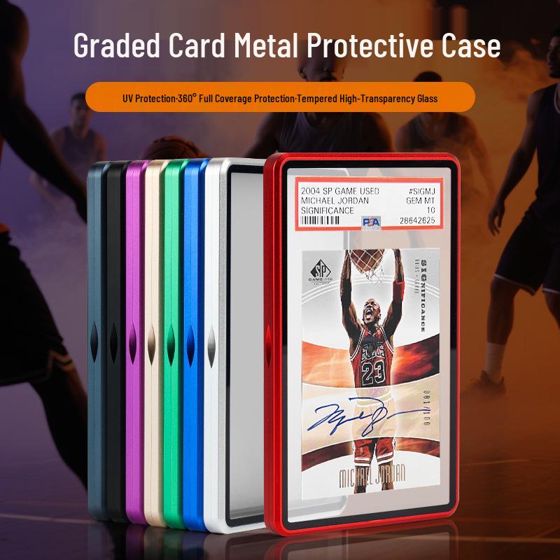 PSA Graded Card Metal Glass Protective Sleeve for BGS Gaming Star Cards