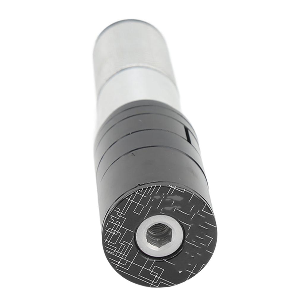 Riser de Potence de Vélo 28,6 mm Plage de Rehausse 3 à 50 mm Alliage d'Aluminium Léger Extenseur de Potence pour Vélo de Route VTT