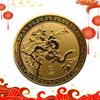 Pamětní mince s motivem Nového roku hada 2025, 3D reliéf, maskot, dekorace Feng Shui, čínská, pamětní mince