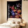 Horror Night Bears Wall Tapestry Aesthetic Wall Hanging Printed Fabric Blanket Decorative Tapestries for Bedroom Living Room Home Decor