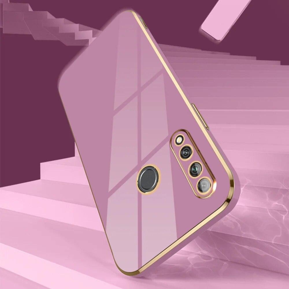 For Honor 9X Premium Case Honor 9X Cover Luxury Square Plating Phone Case Honor 9X STK-LX1 Honor9X Premium Shockproof Back Cover