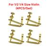 4PCS/Set Stringed Instrument Accessories Fiddle String Adjuster Metal Violin Spinner Tuning Screw