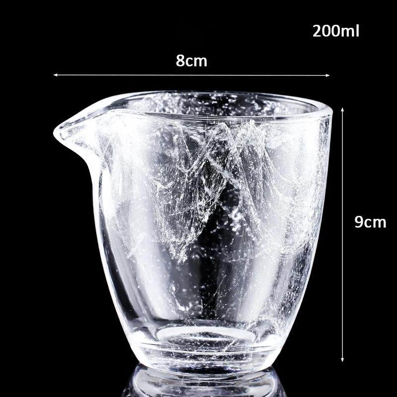 Snow Crystal Glass Tureen Glazed Tea Maker Kung Fu Tea Set High-grade Cup Large Transparent Built Lamp Best Gift