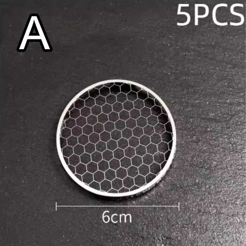 Stainless Steel Mosquito Spiral Holder Box Fireproof With Lid Mosquito Coil Burner Round Safe Mosquito Incense Holder A
