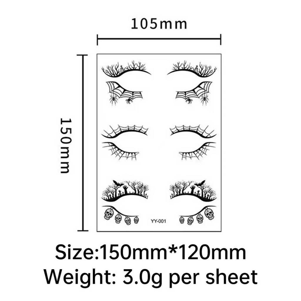 Cross Border Makeup Eyelash Tattoo Stickers Ball Waterproof Sweat Resistant Disposable Eye Simulated