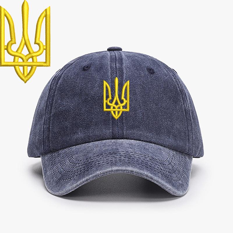 Embroidery Ukraine Trident Symbol Spetsnaz Special Forces Men Baseball Caps Brass Buckle Dad Caps Snapback Adjustable