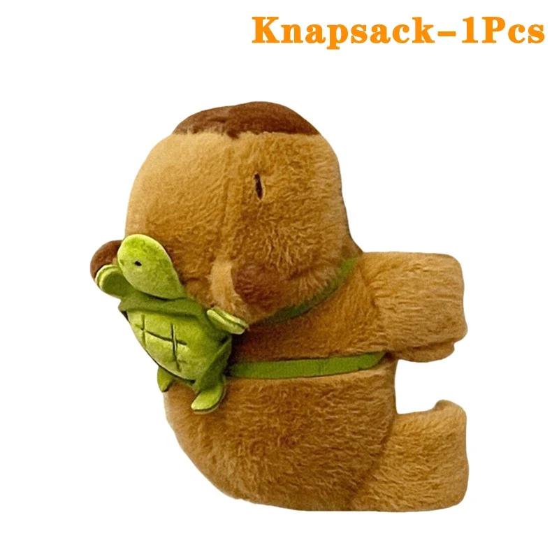 1-20PCS Rytanda Capybara Clap Circle Toys Slap Snap Wrap Wristband Bracelet Capybara Plush Hand Ring Fun Pop Circles Kids  Gift