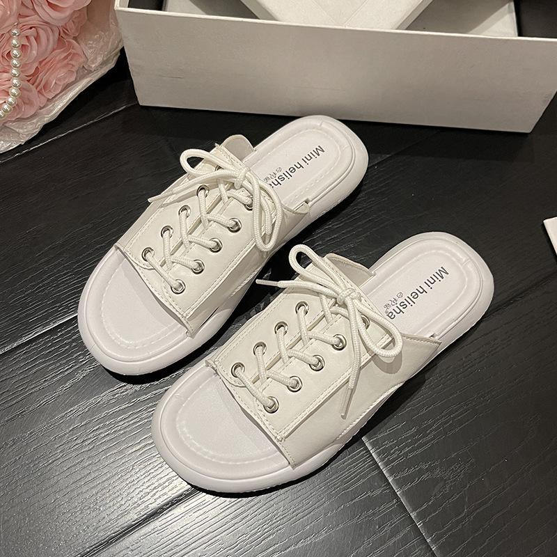 Yuzhihao Women s Summer Fashion Strappy Sandals with Thick Sole Size 37