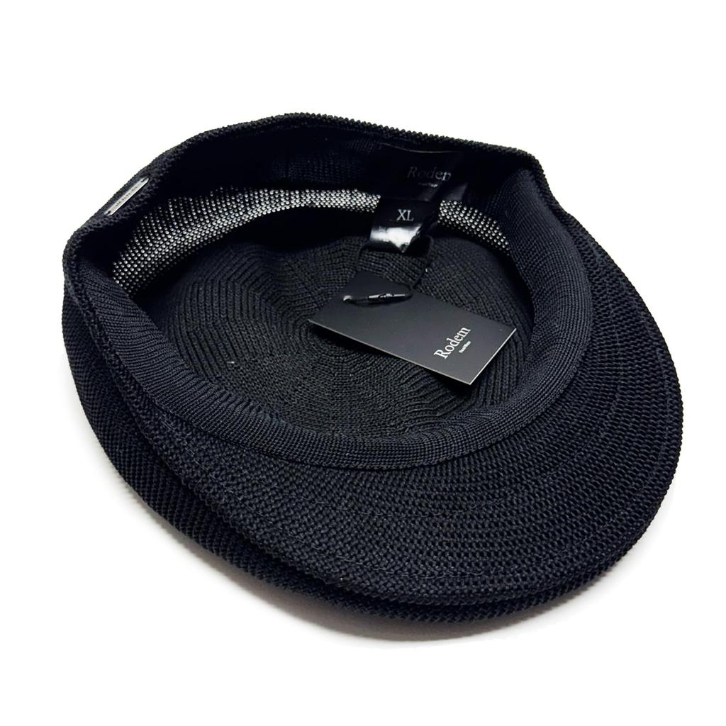 Rodem Thermo Knit Hunting Cass Hunting All Black Cap, 2-Way, Cap, Beret, Season, XL,