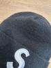 [USED] Supreme S Logo Knit Hat In Black