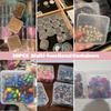 30pcs Clear Plastic Storage Box Set,Space-Saving, For Jewelry, Earrings, DIY Crafts, Hardware, Versatile, Desktop Installation