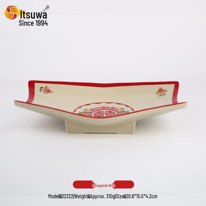 

Wuhe Retro Melamine Hexagonal Plate