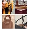 2 Pcs/Set Oval Rings Buckle Spring Oval Rings Spring Keyring Buckles Metal Oval Rings for Bag Purses Belts Keychain