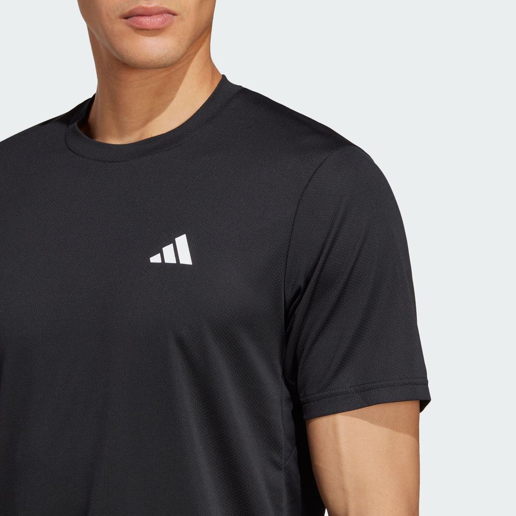 New Adidas ESSENTIALS T Shirt Men's Black IC7428