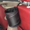 Foldable Garbage Bag Collapsible Car Trash Can Interior Waste Container Waterproof Oxford Multipurpose Snack Organizer Cloth Bin with Lid