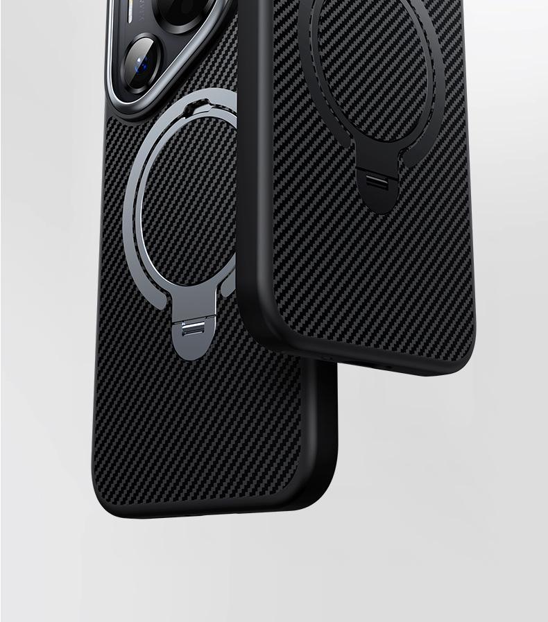 Huawei Pura 70 Pro MagSafe Carbon Fiber Rotating Stand for P70 Ultra Case