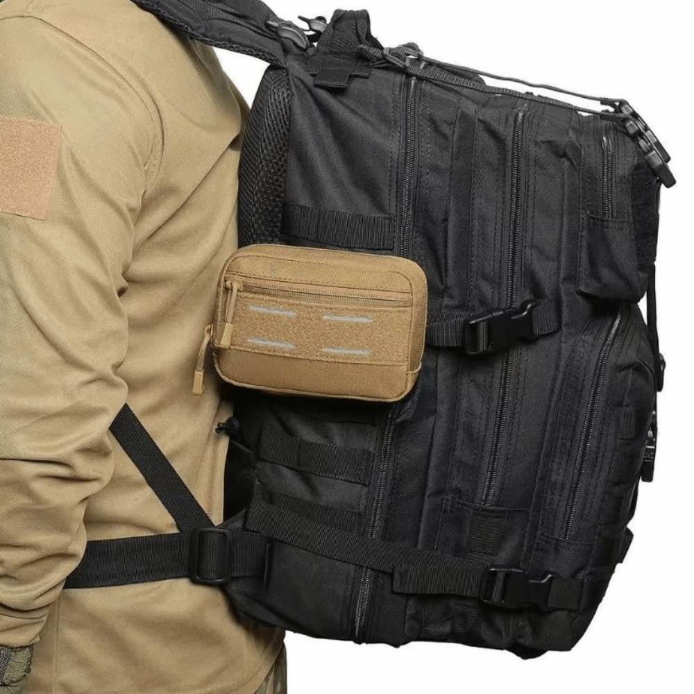 New EDC Utility Tool Pouch Emergency Adjustable Waist Belt Waist Fanny Pack Lightweight Zippered Pockets Shoulder Bag