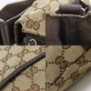 GUCCI Shoulder Bag 145857 Brown GG canvas unisex Used