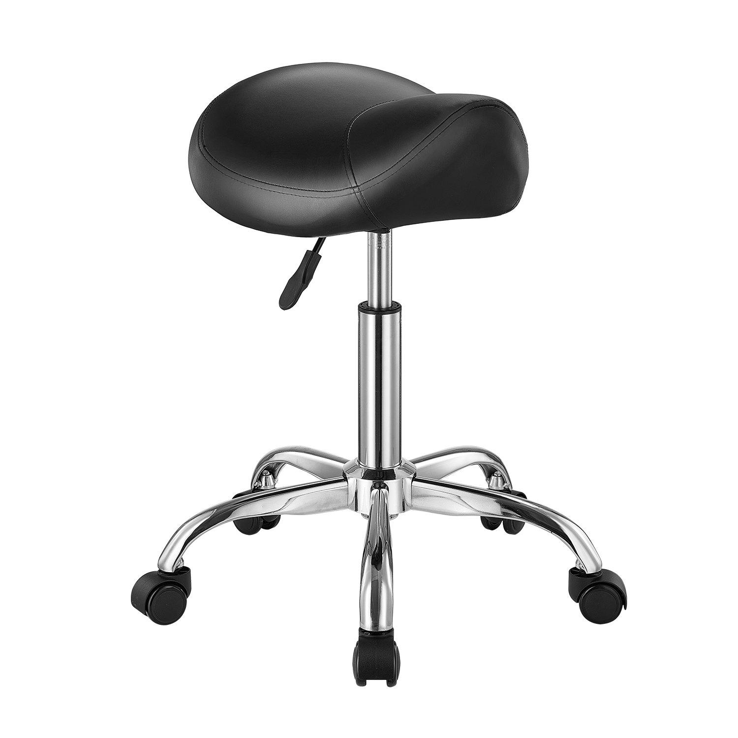VEVOR Saddle Stool with Wheels, 450