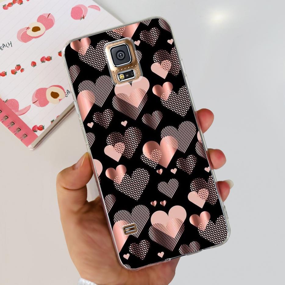 For Samsung Galaxy S5 Case SM-G900F G900I G900M Stylish Painted Cover Soft Silicone Phone Case For Samsung S5 S 5 GalaxyS5 Shell