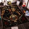 "Guns N' Roses Band Skull Art Rug Non-slip Rug Suitable for Living Room and Bedroom Sofas"