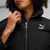 Puma Classics Oversized Puffer Jacket SS23 Solid Color Letter Print Zipper Stand Collar Long Sleeve Down Jacket Women Jacket Black 621693-01