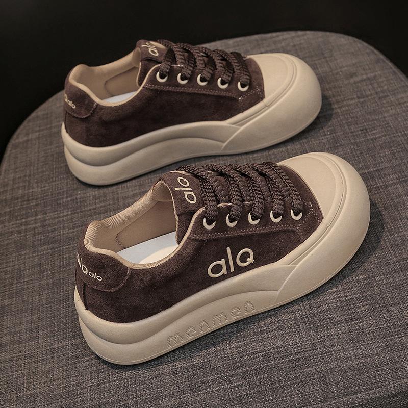 Freundin Schwester, Winter Neu Ins Student Plateau Erhöhung Sports Plateau-Schuhe Lässig 40 braun