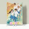 Anime K-Kimi ni Todoke Throw Lightweight 240g Flannel Blanket Soft Skin-friendly for Summer Cooling