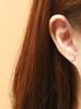 Minimalpiercing 14K Internal Lovely Pearl Flower Labret Piercing