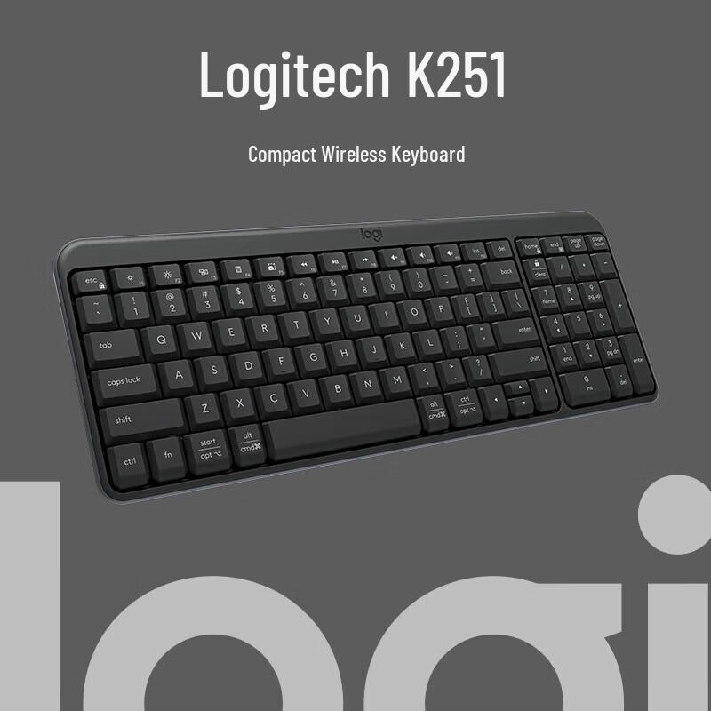 Logitech K251 Wireless Compact Keyboard