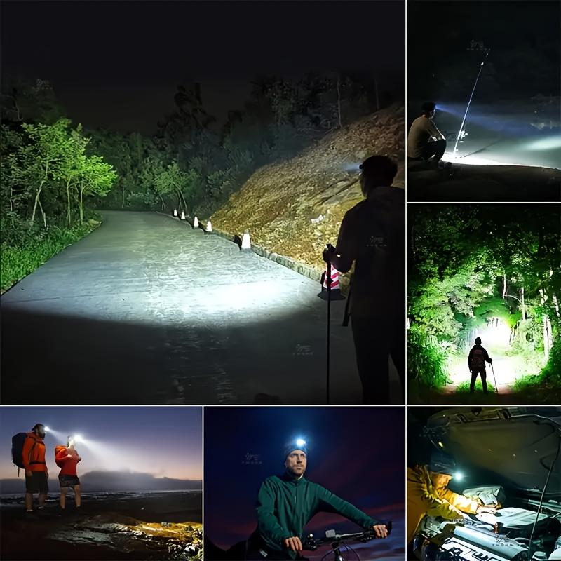 Super Bright LED Rechargeable Headlights with 4 Lighting Modes, Durable Maintenance, Outdoor, Fishing, Camping, Hiking, Night Riding, Gifts