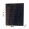 2W 12V Solar Panel Small Power Emergency Panels 110X136MM Outdoor Solar Cell Waterproof Solar Plate for Fans Outdoor Lamp Pump