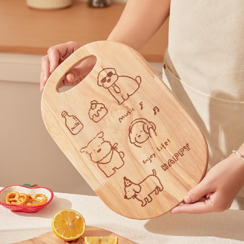 IBOER Wooden Cartoon Cutting Board