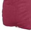 Back Cushion Burgundy Red 45 X 20 X 35 Cm Cord Fabric