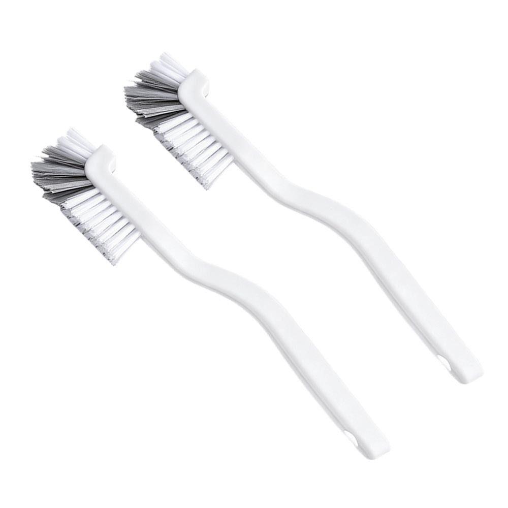 2pcs Thin Crevice Design Curved Cleaning Brush Small Crevice Cleaner Brush Sink Cleaning
