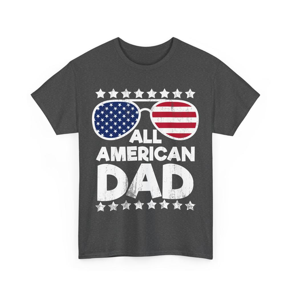 Dad 4th of July Shirt, All American Dad Fourth of July Dad Vintage Shirt