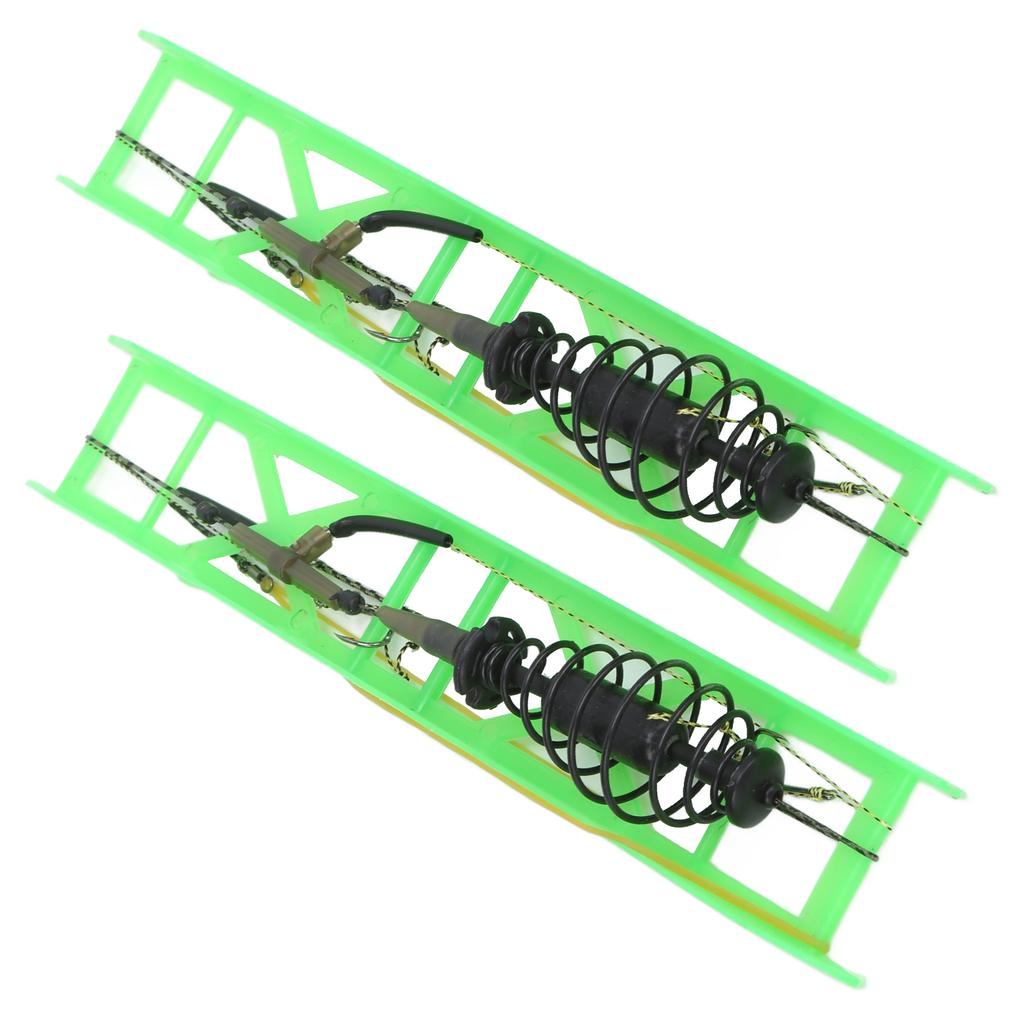 2pcs Fishing Bait Spring Lure Inline Fishing Bait Spring Hanging Tackle Tool with Hooks