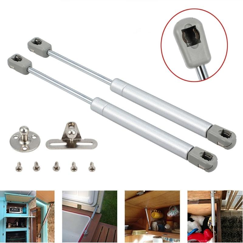 Door Hinges 200N Load Bearings Support Spring Struts Hydraulic Cabinet Support Simple Installation for Flip Up Door