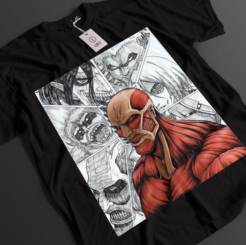 

Attack On Titan Shirt Armin Colossal Tshirt AOT T-Shirt Anime Unisex Graphic Tee 4XL