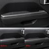 4Pcs Carbon Fiber Car Interior Door Armrest Panel Cover Trim Decoration Accessories for Jeep Wrangler JL Gladiator JT