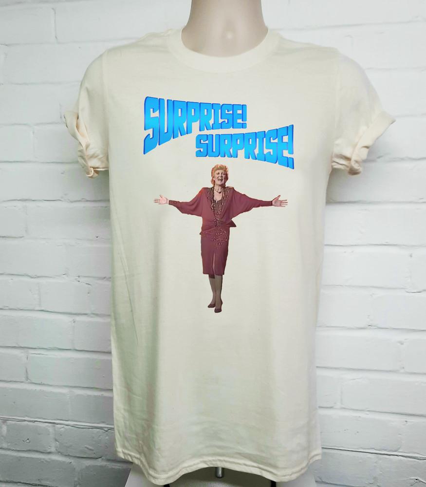 Surprise! Surprise! Cilla Black T-shirt TikTok funny meme Unisex T-Shirt S